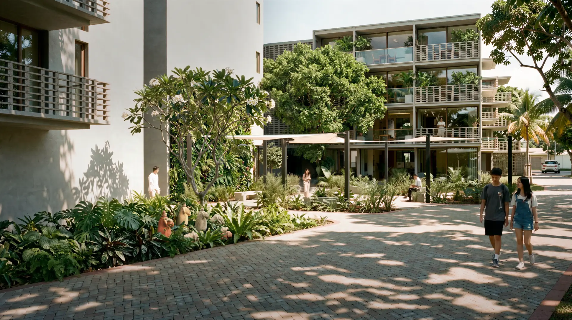 Landscaped Courtyards